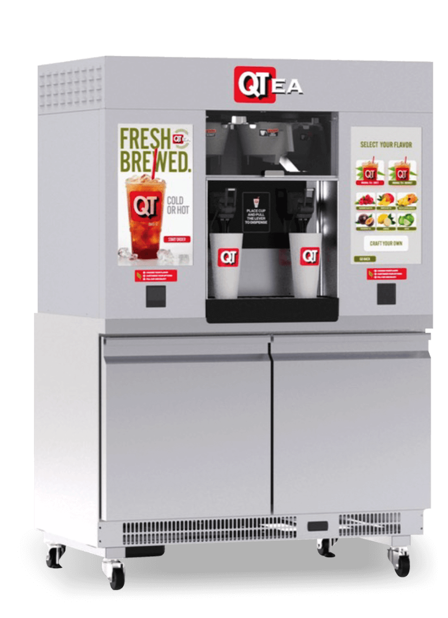 SimpliciTea 4800 Machine branded by QuikTrip Corporation